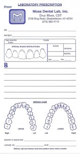 Order Center – Moss Dental Lab